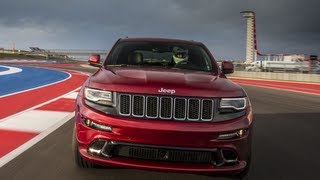 2014 Jeep Grand Cherokee SRT tears up the Formula 1 Race Track in Austin TX Jeep week video  3 [upl. by Aerdnaek]