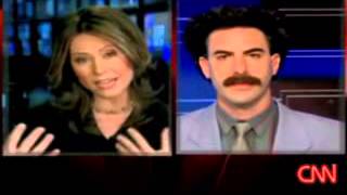 Borat interviewed on CNN in 2006 [upl. by Crow]