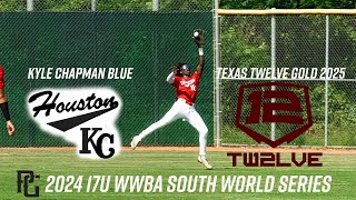 Kyle Chapman BluevsTexas Twelve Gold 2025  2024 17U WWBA South World Series [upl. by Shanks]