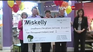 Miskellys Gives Check to Charity [upl. by Frantz]