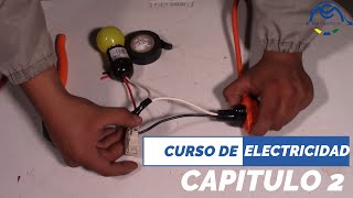 Conexion de un apagador sencillo  Curso de electricidad Cap 2 [upl. by Anilocin]