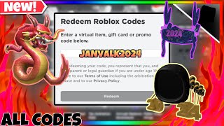 ALL WORKING ROBLOX PROMOCODES 2021  2024 [upl. by Pruchno]