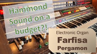 Top of the Line Organ  Full Tour  Farfisa Pergamon [upl. by Vokay]