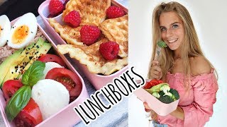 6 gesunde LUNCHBOX Rezepte für die Schule Arbeit und Uni [upl. by Marr]