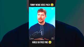 Funny meme vioce 🤣 foryou foryoubage freefire shorts viral trend funny fff comedy [upl. by Hallvard]