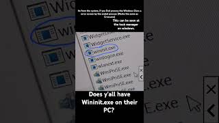 Wininitexe on windows without end processing on task manager [upl. by Dimo250]