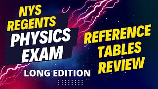 Regents Physics Exam Reference Table Review with Practice Problems regentsphysics [upl. by Madeleine]