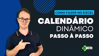 Como Fazer Calendário Dinâmico no Excel [upl. by Lledniw]