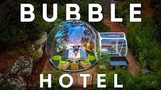 SLEEP IN A PRIVATE BUBBLE  AttrapReves in France [upl. by Llennehc]