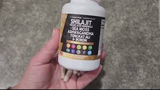 Shilajit Supplement  Sea Moss  Ashwagandha  Tongkat Ali  Boron  Magnesium  Fulvic Acid [upl. by Eiveneg]