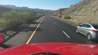 US 93 North through Arizona mountains Wikieup AZ [upl. by Anniken]