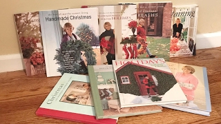 My Martha Stewart Book Collection  Requested Video [upl. by Ellimac]