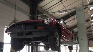 1977 MGB carmine red inspection 3 [upl. by Manya]