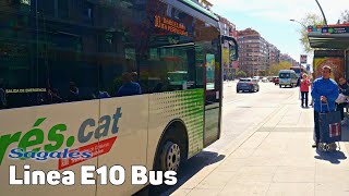 E10 Sagalés  Autobús Exprés de Barcelona  Viaje completo [upl. by Nahsad689]