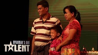 GOLDEN BUZZER Zar Ni Ko Auditions  Myanmars Got Talent 2018 [upl. by Lotsyrc]