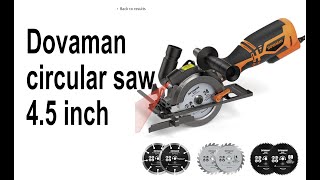 Dovaman mini circular saw reviewed Coffee and tools Ep 415 [upl. by Lowry]