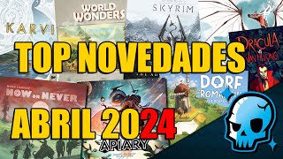 🔥 TOP NOVEDADES juegos de mesa ABRIL 2024 🔥 [upl. by Hose]