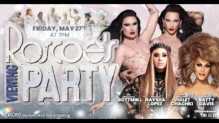 Violet Chachki amp Gottmik Roscoes RPDR All Stars 7 Viewing Party with Batty amp Naysha [upl. by Mloc413]