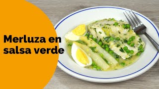 MERLUZA EN SALSA VERDE 😍🐟 Receta de pescado fácil y rápido [upl. by Laoj903]