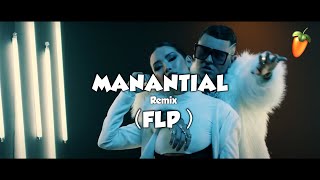 FLP Kevin Roldan De La Ghetto Mackie  Manantial Remix  INSTRUMENTAL Remake [upl. by Oneill]