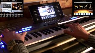 YAMAHA TYROS 5  MEDLEY CHACHA  MARIA ISABEL amp GUANTANAMERA [upl. by Cadell]