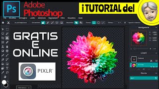 PHOTOSHOP GRATIS è online e si chiama PIXLR TUTORIAL ITA [upl. by Beaulieu]