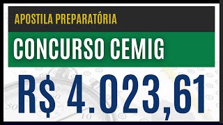 Concurso Público CEMIG 2023  Apostila para Cargos de Ensino MédioTécnico [upl. by Ttirrem]