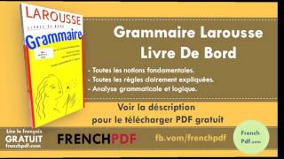 Grammaire Larousse Livre De Bord [upl. by Hteb]