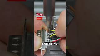 auto soldering machine soldering wire connections perfectly and smoothly [upl. by Giacomo]