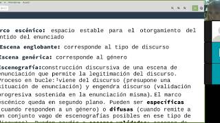 Video 3 Escenas de enunciación Maingueneau [upl. by Riatsila]