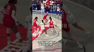 Caitlin Clark and A’ja Wilson face off in Indy caitlinclark basketball wnba [upl. by Gore958]