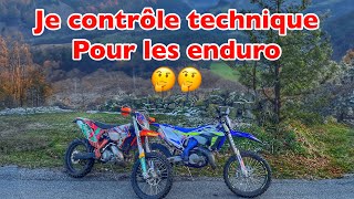 vlog enduro  le contrôle technique moto le fameux  On en parle … [upl. by Dhiren]