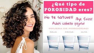 ✨ ¡DESCUBRE LA POROSIDAD DE TU CABELLO Y EVITA LA SATURACIÓN O DESHIDRATACIÓN ✨ métodocurly [upl. by Egiarc653]