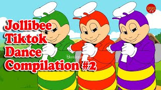 Jollibee Dance TikTok Compilation 2  SELOS x FOREVER SINGLE x TAHONG NI KARLA x BAHAY KUBO amp more [upl. by Suiddaht715]