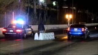 San Diego Police car vs Saturn ION Drag Racing Racelegalcom 1102014 [upl. by Bren]