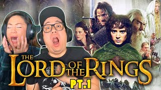 THE LORD OF THE RINGS THE FELLOWSHIP OF THE RING 2001 MOVIE REACTION PART 1  FIRST TIME WATCH [upl. by Ruffina]