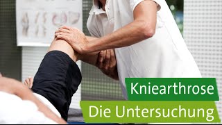 Kniearthrose Die Untersuchung – LVRKlinik Viersen [upl. by Eeralav]