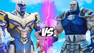 THANOS vs DARKSEID  Epic Battle  Thanos Fortnite [upl. by Audley]