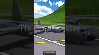 C130 butter in tfs swiss001 turbopropflightsimulator boeing747 avation music [upl. by Nordine]