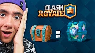 SI ABRO ESTE COFRE GRATIS CONSEGUIRE UN COFRE LEGENDARIO EN CLASH ROYALE  TheDonato [upl. by Aniwde62]