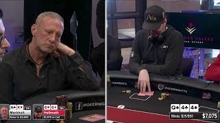 Hellmuth TILTS about folding pairs [upl. by Lucic584]