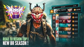 New Season Br Rank Push To Grandmaster Top 1 🤩 In V Badge amp Hackers Lobby   Garena  Free Fire [upl. by Tandi]