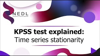 KPSS test explained Time series stationarity Excel [upl. by Ayiram]