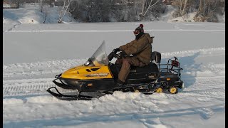 ЧЕСТНО ПРО Skidoo Scandic SWT 550 и Land Cruiser 200 [upl. by Enyawad]