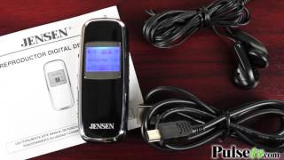 Jensen MP3 Digital Audio Player with Voice Recorder  2GB [upl. by Aronow]