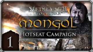 M2TW Kingdoms  Teutonic Hotseat Campaign Mongols 1 [upl. by Ardnaek]