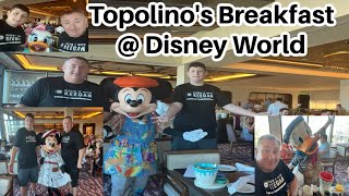 Topolinos Breakfast Disney World rivieraresort characterdining disneyworld [upl. by Cassidy911]