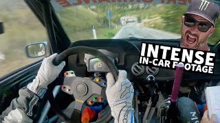 Ken Block Raw Onboard Footage Blistering Fast Tarmac Stage Rally Legend  S7 [upl. by Vijar]