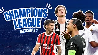 Uefa CHAMPIONS LEAGUE الجولة 1 [upl. by Pavia138]