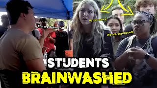 Delusional Students EMBARRASSED When Trying To OUTSMART Conservative [upl. by Ellohcin998]